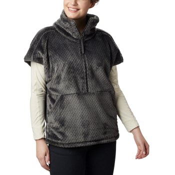 Columbia Fire Side III Sherpa Shrug, Chamarras Grises Oscuro Para Mujer | 091237-JOW